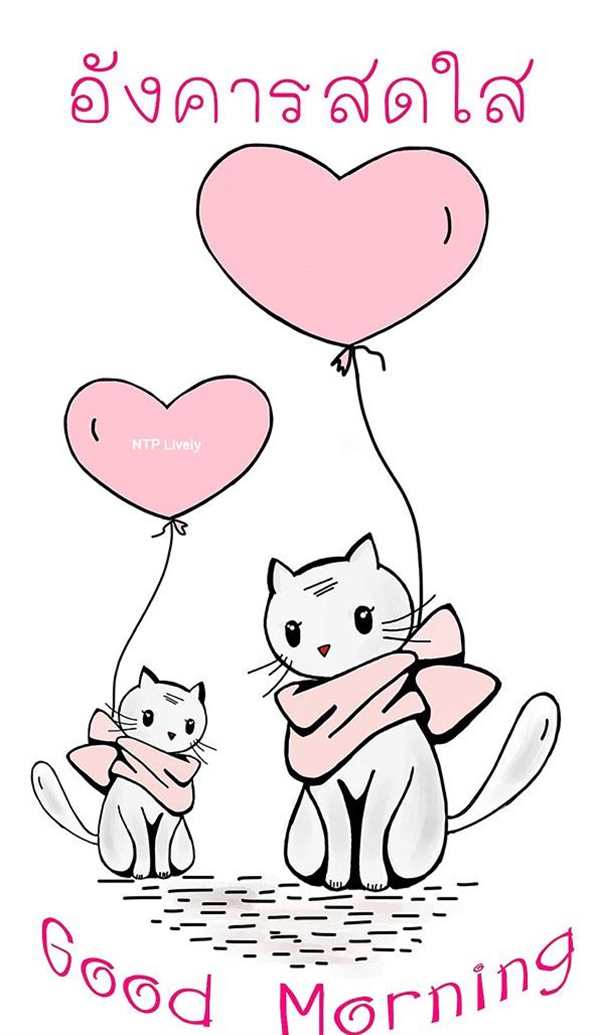 Раскраска котик с сердечком