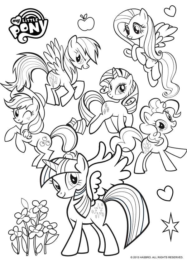 Раскраски my little Pony принцесса Селестия