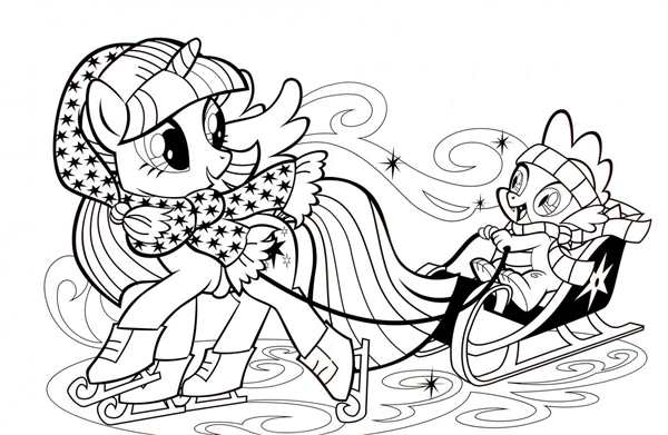 My little Pony раскраска Рарити