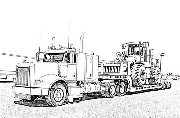 КАМАЗ 6540 раскраска
