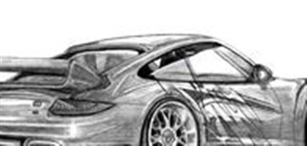 Раскраска Porsche 918 Spyder
