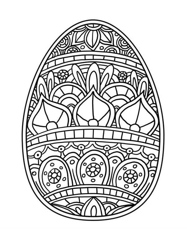 Яркая Раскраска Яйцо Фаберже