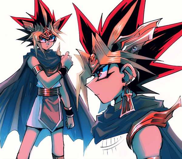 Юги Муто Абсолютная Раскраска из YuGiOh