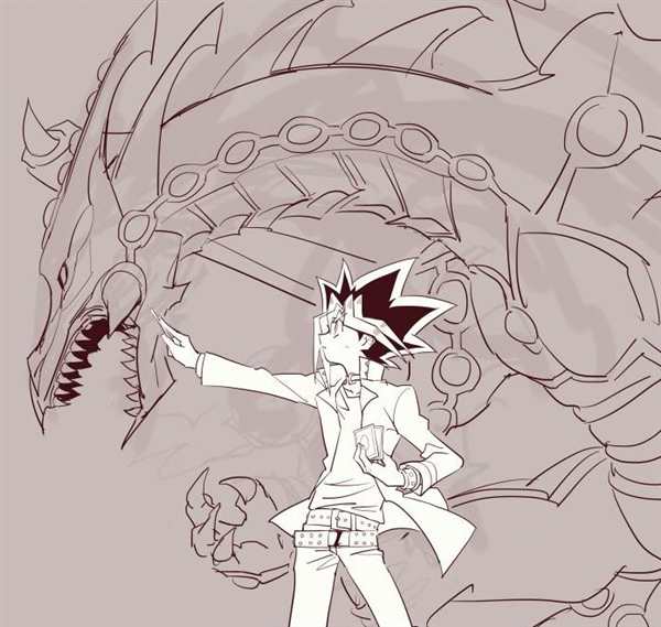 Юги Муто Абсолютная Раскраска из YuGiOh