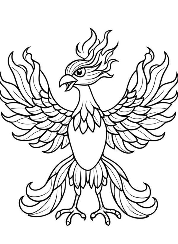 Павлин. Раскраска