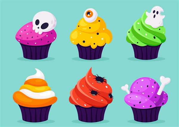 Cupcakes с черепом