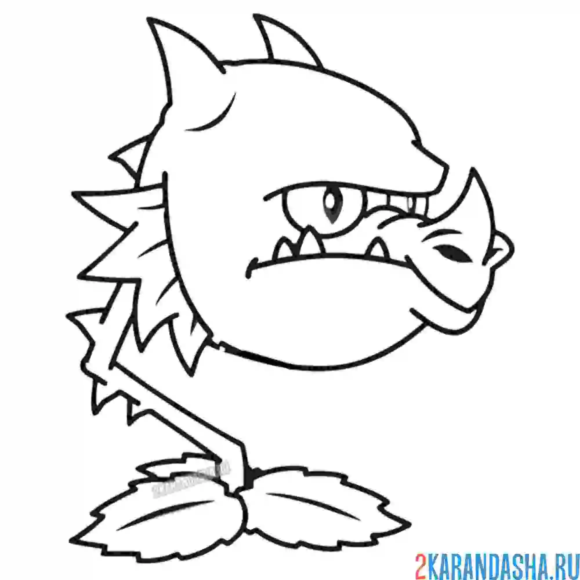 PVZ 2 раскраска